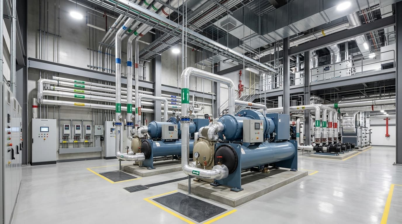 Building HVAC mechanical equipment